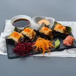 Salmon Baked Sushi